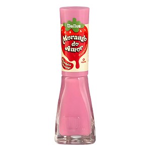 Esmalte Cremoso Dailus Morango Do Amor Brigadeiro De Morango 8ml