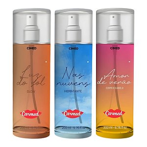 Kit Carmed Body Splash: Nas Nuvens, Luz Do Sol e Amor De Verão 200ml
