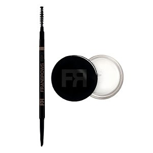 Kit Franciny Ehlke Fran Brows Cor 2: Lapiseira e Cera Para Sobrancelhas