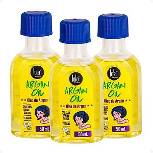 Kit Lola Argan Oil: 3 Óleo De Argan 50ml