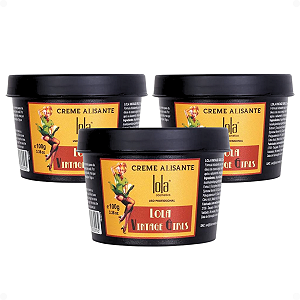 Kit Lola Vintage Girls: 3 Creme Alisante 100g