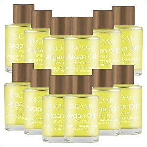Kit Inoar Argan Oil: 12 Óleo De Tratamento 7ml