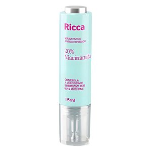 Sérum Facial Antioleosidade Ricca 20% Niacinamida 15ml