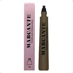 Caneta Para Sobrancelhas Jasmyne Marcante Marrom Claro JS21002