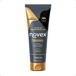 Leave-in Impermeabilizante Novex Salon blindagem Proteção Absoluta 90g