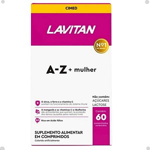 Suplemento Alimentar Lavitan A-Z Mulher Com 60 Comprimidos