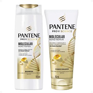Kit Pantene Molecular Bond Repair: Shampoo 175ml e Condicionador 150ml