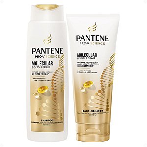 Kit Pantene Molecular Bond Repair: Shampoo 175ml e Condicionador 150ml