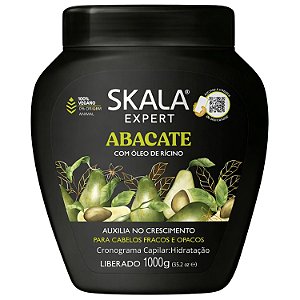 Creme De Tratamento Skala Expert Abacate Com Óleo De Rícino 1000g