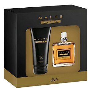 Kit Jequiti Malte Black: Shampoo 60ml e Desodorante Colônia Masculina 25ml