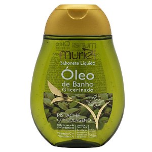Sabonete Líquido Muriel Óleo De Banho Glicerinado Pistache Com Colágeno 230ml