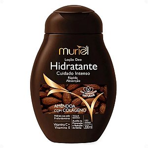 Loção Deo Hidratante Corporal Muriel Amêndoa Com Colágeno 200ml