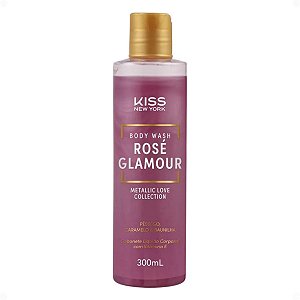 Sabonete Líquido Corporal Kiss New York Body Wash Rosé Glamour 300ml