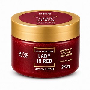 Esfoliante Corporal Kiss New York Sugar Body Scrub Lady In Red 280g
