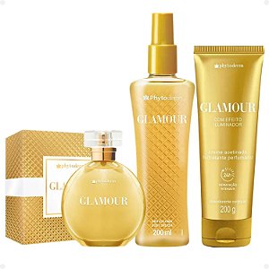 Kit Phytoderm Glamour: Colônia 100ml, Body Splash 200ml e Hidratante 200g