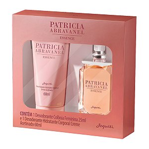 Kit Jequiti Patricia Abravanel Essence: Hidratante Corporal 60ml e Desodorante Colônia Feminina 25ml