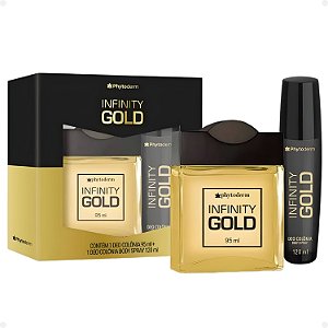 Kit Phytoderm Infinity Gold: Deo Colônia 95ml e Body Spray 120ml