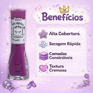 Esmalte Cremoso Dailus Dai Goods Meia Ponta 8ml