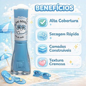 Esmalte Cremoso Dailus Dai Goods Céu De Verão 8ml