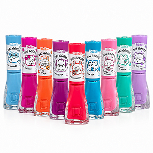 Kit Dailus Dai Goods 9 Esmaltes Cremosos Veganos 8ml