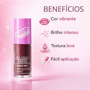 Gloss Tint Ruby Rose Popstar Glam Girl Single Hb-l6603-6