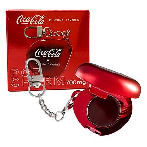 Balm Labial Bruna Tavares Coca-Cola Pop Charm Com Acessório Para Chaveiro