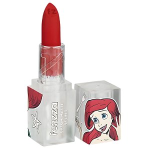 Batom Matte Velvet Fenzza Disney Princesa Ariel Siren Flame Dis112