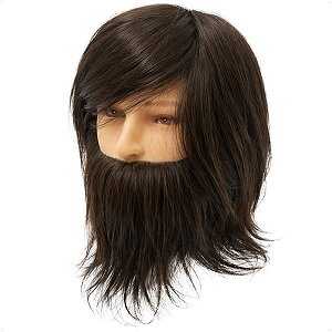 Cabeça de Treino Masculina Proart Cabelo e Barba Natural
