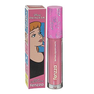 Batom Líquido Matte Fenzza Disney Princesa Cinderela Dis108