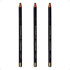 Kit Mitsubishi Rainbow: 3 Lápis Dermatográfico Preto 7610-24
