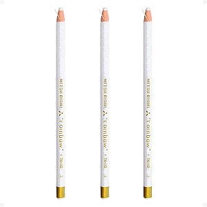 Kit Mitsubishi Rainbow: 3 Lápis Dermatográfico Branco 7610-1
