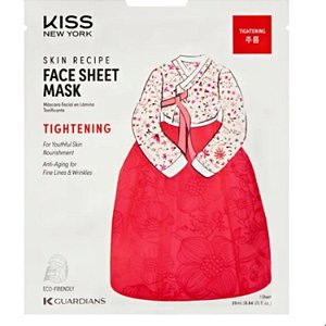 Máscara Facial Coreana Kiss Ny Face Sheet Mask Tightening Firmadora Kkf03