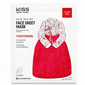 Máscara Facial Coreana Kiss Ny Face Sheet Mask Tightening Firmadora Kkf03