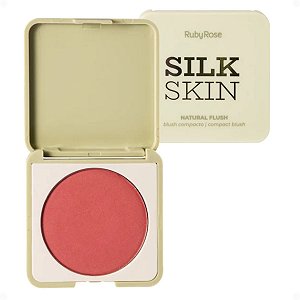Blush Compacto Ruby Rose Silk Skin Natural Flush Cherry Crush Hb-t1001-2