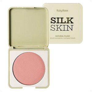 Blush Compacto Ruby Rose Silk Skin Natural Flush Dusty Rose Hb-t1001-5