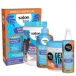Kit Salon Line Definição Natural Completo