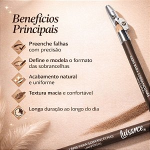 Lápis Para Sobrancelhas Universal Luisance Ref.:L867