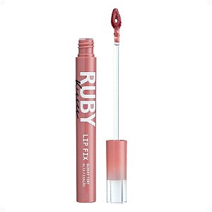 Lip Fix Ruby Kisses Glossy Tint Alta Fixação Lovely Pink Lgt01bb