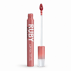 Lip Fix Ruby Kisses Glossy Tint Alta Fixação Lovely Pink Lgt01bb