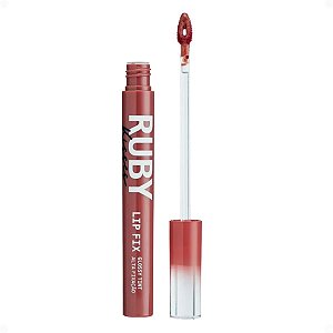 Lip Fix Ruby Kisses Glossy Tint Alta Fixação Sweet Brown Lgt04bb