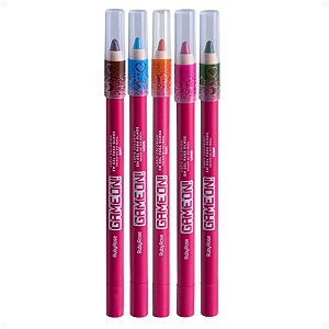 Kit Ruby Rose Game On Lápis Colorido Em Gel Para Olhos Com 5