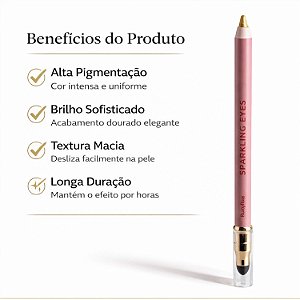 Lápis De Olhos Ruby Rose Sparkling Eyes Goden Years Hb-e2401-1