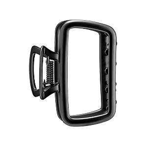 Piranha Para Cabelo Proart Metal Black Retangular Pdc67b