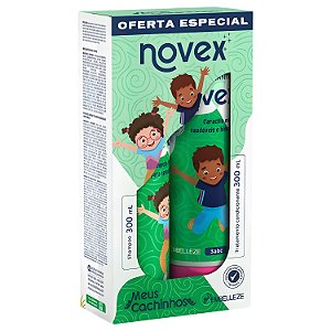 Kit Novex Meus Cachinhos 3abc: Shampoo e Tratamento Condicionante 300ml