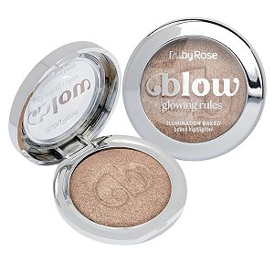 Iluminador Baked Ruby Rose Blow Glowing Rules Ib30 Break The Pattern Hb-m704-3