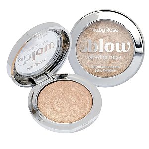 Iluminador Baked Ruby Rose Blow Glowing Rules Ib10 No Rulebook Hb-m704-1