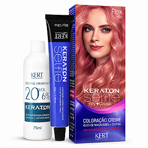 Coloração Creme Kert Keraton Selfie My Crush Pink