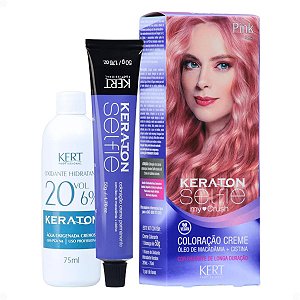 Coloração Creme Kert Keraton Selfie My Crush Pink