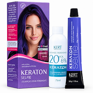Coloração Creme Kert Keraton Selfie My Crush Lavander
