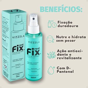 Mini Fixador de Maquiagem Vizzela Real Fix 100ml